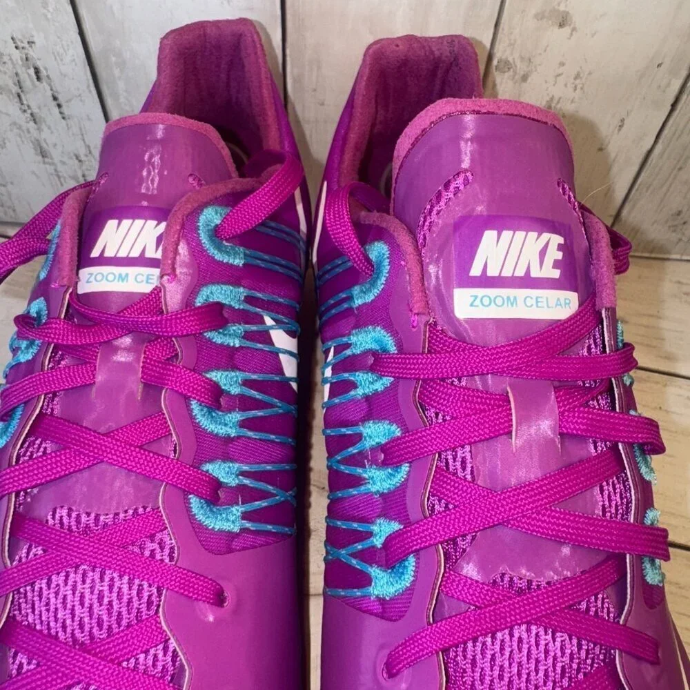 Nike Zoom CELAR V5 Sprint Flywire Track Spike Running Shoes Mens Sz 13